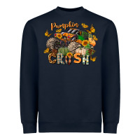 Navy pumpkin crush truck Heavyweight Sweatshirt - LillyAllenDesigns