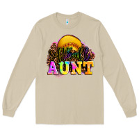Mushroom softball aunt Long Sleeve Tee - LillyAllenDesigns