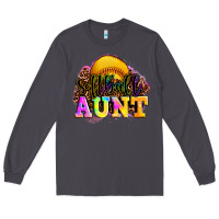 Smoke softball aunt Long Sleeve Tee - LillyAllenDesigns