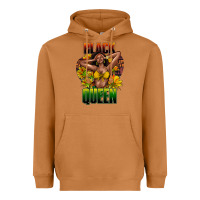 Meerkat Black queen afro Heavyweight Hoodie - HowdyJamesFarm