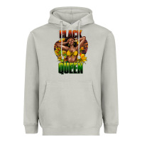 Moon Dust Black queen afro Heavyweight Hoodie - HowdyJamesFarm