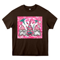 Chocolate Brown nurse life gnomes Heavy Core Tee - Jasminsmagicworld