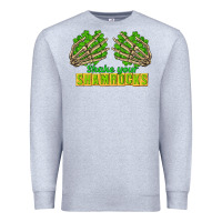 Heather Grey Shake Your Shamrocks St. Patrick's Day Premium Sweatshirt - CowGirlArtShop