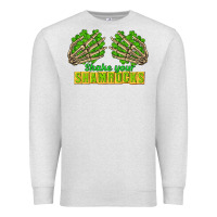 Oatmeal Heather Shake Your Shamrocks St. Patrick's Day Premium Sweatshirt - CowGirlArtShop