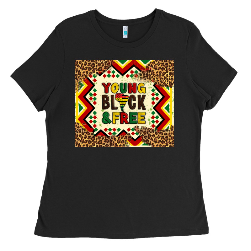 Young Black And Free Ladies Tee by Artiststas | Teevron