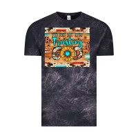Cloud Black i'm just out here trusting god Vintage Tee - JahusDesignShop