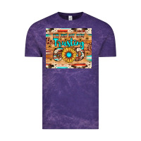 Cloud Purple i'm just out here trusting god Vintage Tee - JahusDesignShop