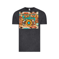 Vintage Black i'm just out here trusting god Vintage Tee - JahusDesignShop