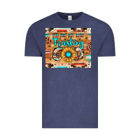 Vintage Denim i'm just out here trusting god Vintage Tee - JahusDesignShop