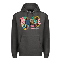 Charcoal Heather nurse Premium Hoodie - CowGirlArtShop