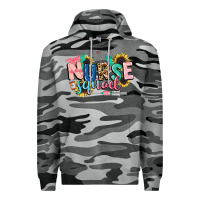 Slate Camo nurse Premium Hoodie - CowGirlArtShop