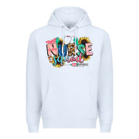 White nurse Premium Hoodie - CowGirlArtShop