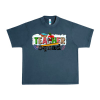 Midnight Navy teacher squad Urban Heavy Tee - NancyCooperArtShop