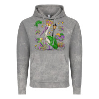 Cloud Rock mardi gras pelican Vintage Hoodie - MaliasSmallBusiness