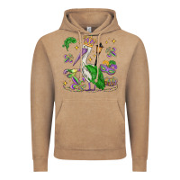 Vintage Coffee mardi gras pelican Vintage Hoodie - MaliasSmallBusiness