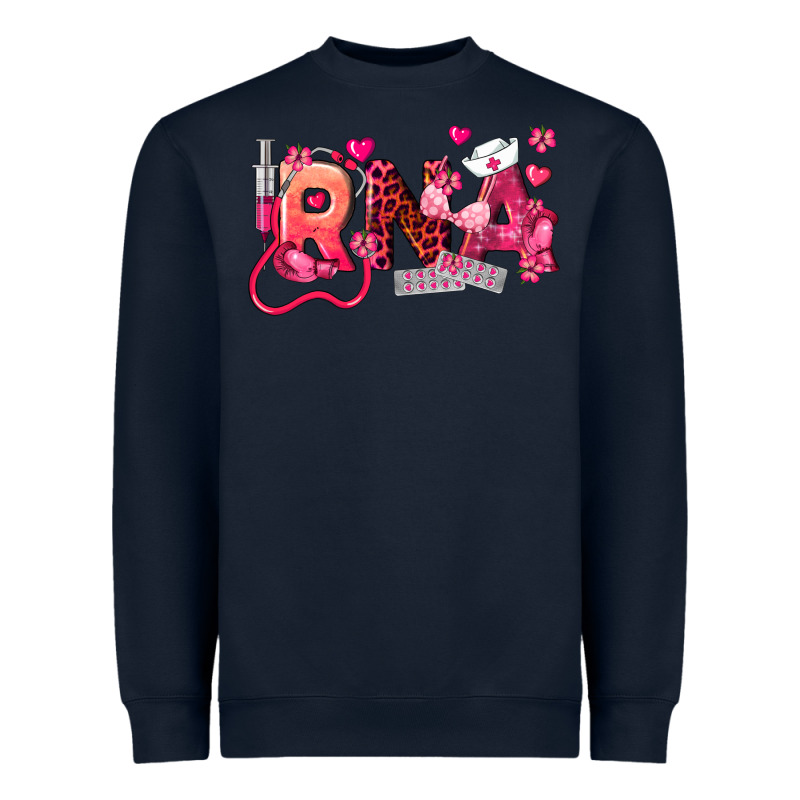 Rna Breast Cancer Registered Nurse Assistant Heavyweight Sweatshirt by LillyAllenDesigns | Teevron