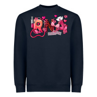 Navy rna breast cancer registered nurse assistant Heavyweight Sweatshirt - LillyAllenDesigns