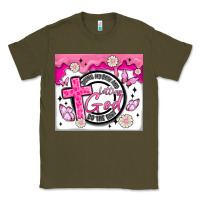 Army Green doing my best and letting god Classic Tee - MaliasSmallBusiness