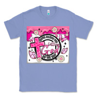 Colony Blue doing my best and letting god Classic Tee - MaliasSmallBusiness