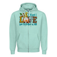 Seafoam I think i love Fall most of all Zipper Hoodie - NancyCooperArtShop
