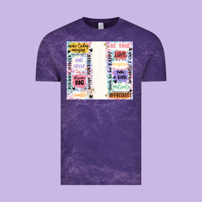 Positive Affirmation Vintage Tee Designed By Maliassmallbusiness