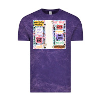 Cloud Purple positive affirmation Vintage Tee - MaliasSmallBusiness