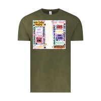 Vintage Olive positive affirmation Vintage Tee - MaliasSmallBusiness