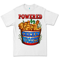 White powered by chicken nuggets Premium Tee - AdoDesignShop