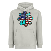 Moon Dust American flag turquoise gemstone 4th of july Heavyweight Hoodie - CowGirlArtShop