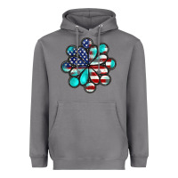 Storm American flag turquoise gemstone 4th of july Heavyweight Hoodie - CowGirlArtShop