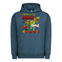 Pigment Midnight Navy ready to crush 4th grade Urban Hoodie - BundleAndBundleShop
