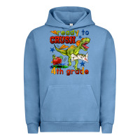 Pigment Pebble Blue ready to crush 4th grade Urban Hoodie - BundleAndBundleShop