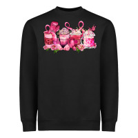 Black cancer coffee cups Heavyweight Sweatshirt - LillyAllenDesigns