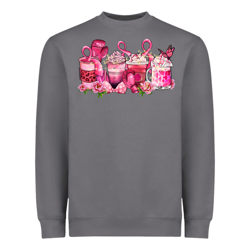 Cancer Coffee Cups Heavyweight Sweatshirt by LillyAllenDesigns | Teevron