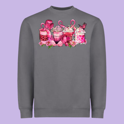 Cancer Coffee Cups Heavyweight Sweatshirt Designed By Lillyallendesigns