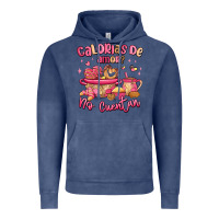 Vintage Denim calorias de amor no cuentan mexican valentines day Vintage Hoodie - MaliasSmallBusiness