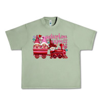 Oil Green valentines express with gnomies Urban Heavy Tee - NancyCooperArtShop