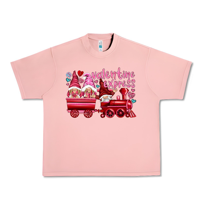 Valentines Express With Gnomies Urban Heavy Tee by NancyCooperArtShop | Teevron