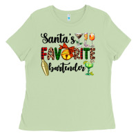 Matcha santa's favorite bartender Ladies Tee - AdoDesignShop
