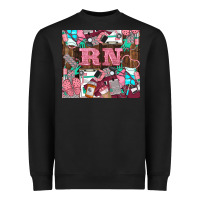Black rn Heavyweight Sweatshirt - LillyAllenDesigns