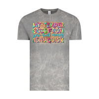 Cloud Rock my temper goes from zerobail money real quick Vintage Tee - NancyCooperArtShop