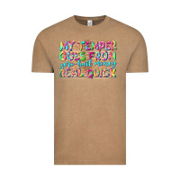 Vintage Coffee my temper goes from zerobail money real quick Vintage Tee - NancyCooperArtShop
