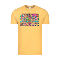 Vintage Mustard my temper goes from zerobail money real quick Vintage Tee - NancyCooperArtShop
