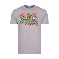 Vintage Zinc my temper goes from zerobail money real quick Vintage Tee - NancyCooperArtShop