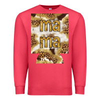 Cardinal Mama with leopard and cowhide regular can cooler Premium Sweatshirt - HowdyJamesFarm