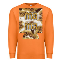 Carrot Mama with leopard and cowhide regular can cooler Premium Sweatshirt - HowdyJamesFarm