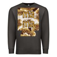 Smoke Mama with leopard and cowhide regular can cooler Premium Sweatshirt - HowdyJamesFarm