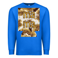 True Royal Mama with leopard and cowhide regular can cooler Premium Sweatshirt - HowdyJamesFarm