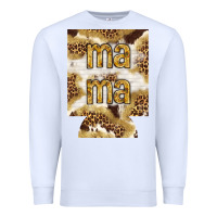 White Mama with leopard and cowhide regular can cooler Premium Sweatshirt - HowdyJamesFarm