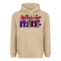Mushroom American Mini  4th of July Heavyweight Hoodie - CowGirlArtShop